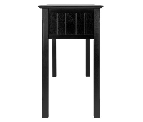 Timber Console Table, Black