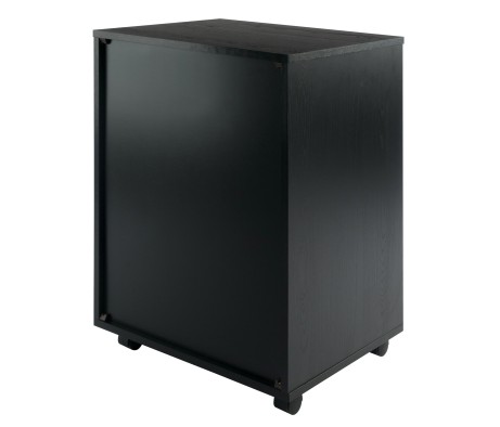 Halifax 5-Drawer Mobile Storage Cabinet, for Home Office, Bedroom, 26', Black