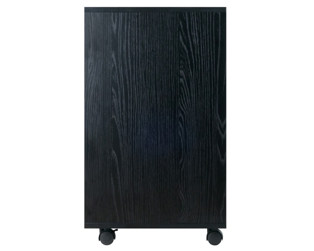 Halifax 5-Drawer, Side Storage Mobile Cabinet 20630, Black