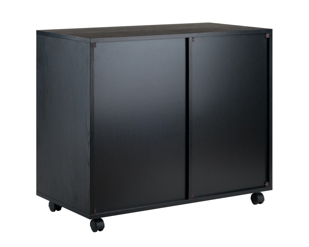 Halifax 5-Drawer, Side Storage Mobile Cabinet 20630, Black