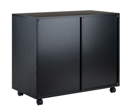Halifax 5-Drawer, Side Storage Mobile Cabinet 20630, Black