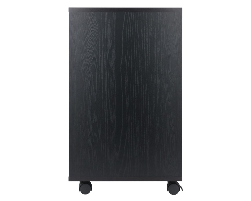 Halifax 6-Drawer Multi-Storage Mobile Cabinet, Black