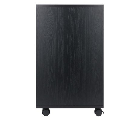 Halifax 6-Drawer Multi-Storage Mobile Cabinet, Black