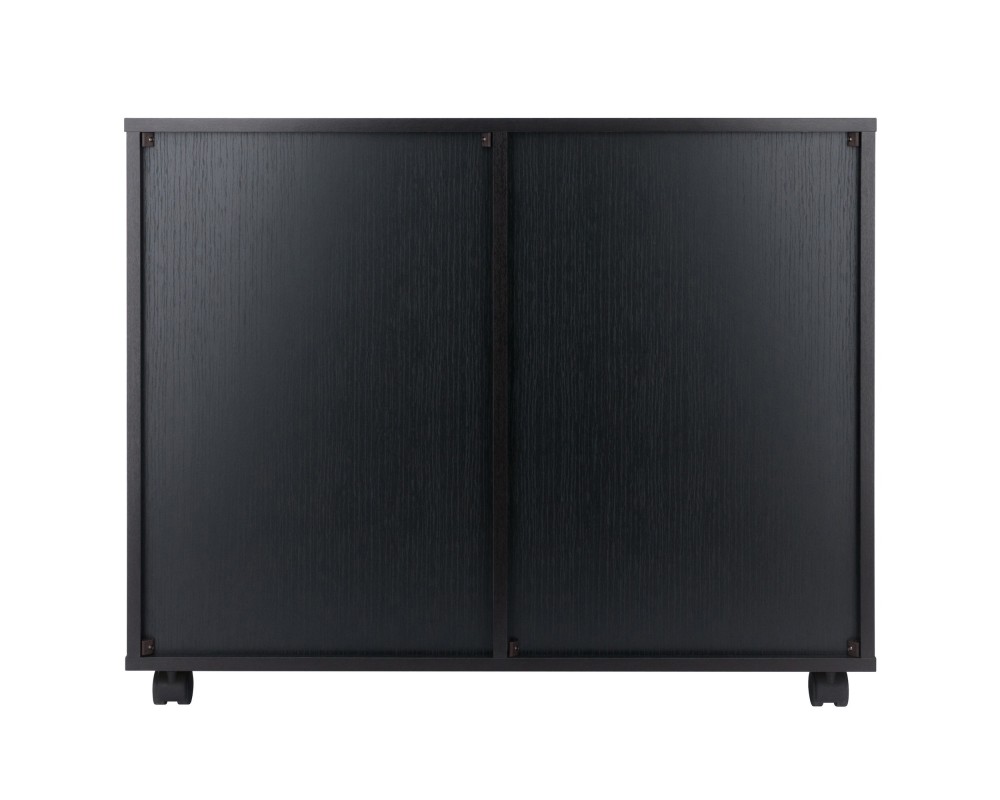 Halifax 6-Drawer Multi-Storage Mobile Cabinet, Black