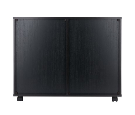 Halifax 6-Drawer Multi-Storage Mobile Cabinet, Black