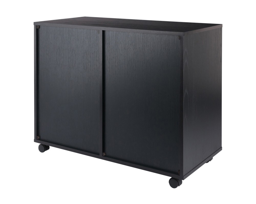 Halifax 6-Drawer Multi-Storage Mobile Cabinet, Black