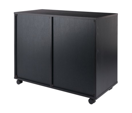 Halifax 6-Drawer Multi-Storage Mobile Cabinet, Black