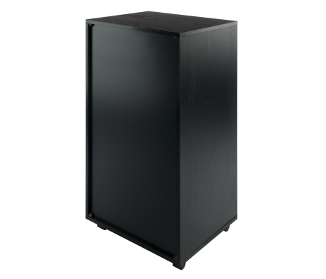 Halifax 7 Drawer High Mobile Storage Cabinet, for Living Room, Home Office, Black