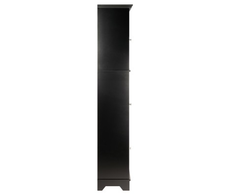 Alps Tall Storage Cabinet, Black