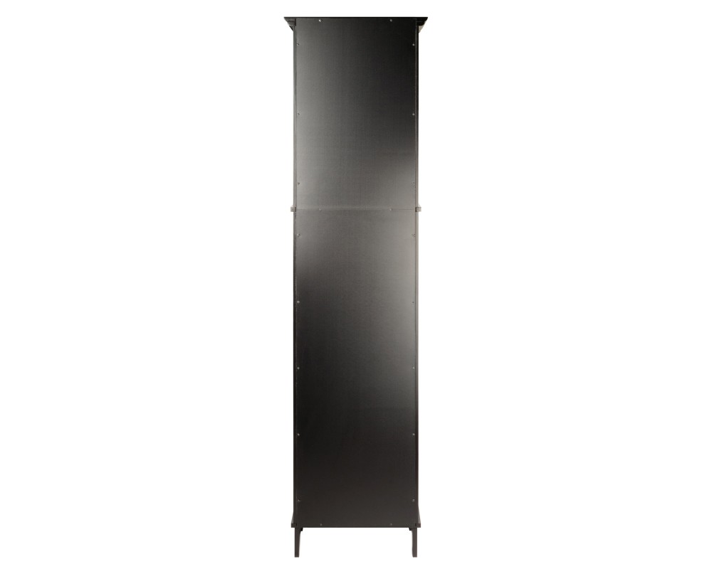 Alps Tall Storage Cabinet, Black