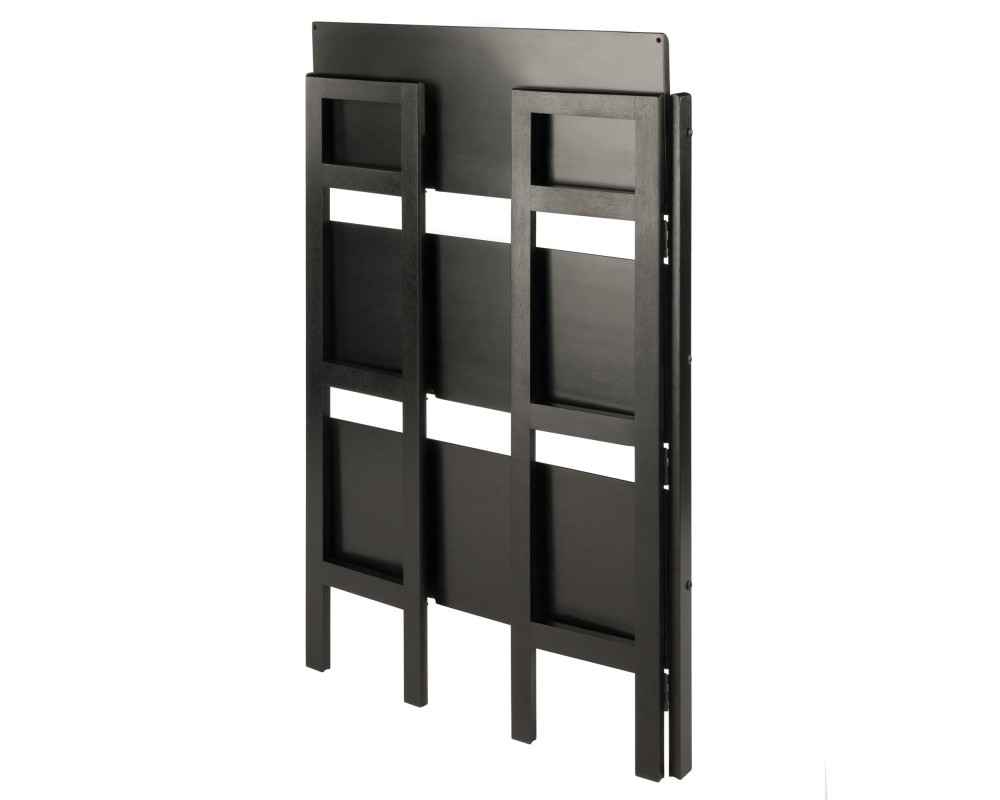 Terry 3-Tier Foldable Shelf, Stackable, Black