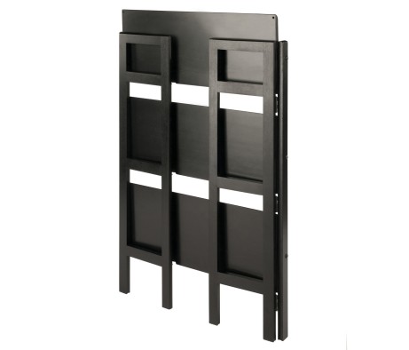 Terry 3-Tier Foldable Shelf, Stackable, Black