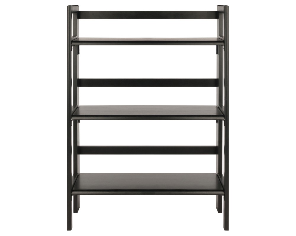 Terry 3-Tier Foldable Shelf, Stackable, Black