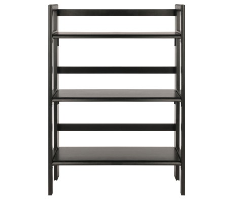 Terry 3-Tier Foldable Shelf, Stackable, Black