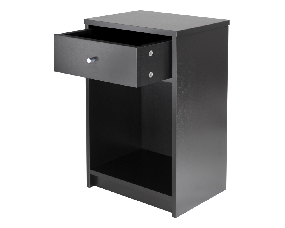 Squamish Nightstand, Black