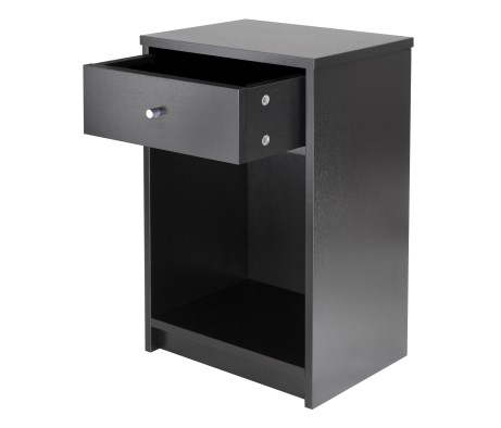 Squamish Nightstand, Black