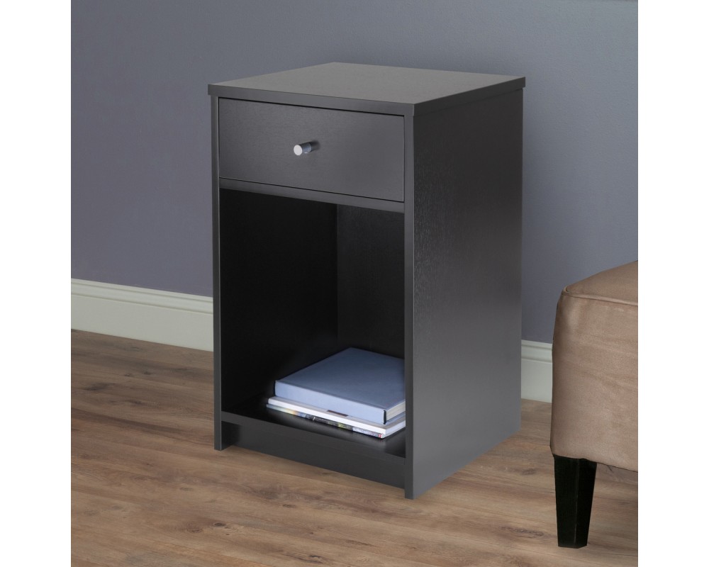 Squamish Nightstand, Black