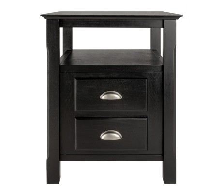 Timber Nightstand, Black