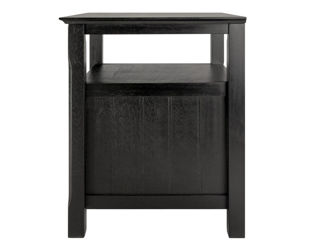 Timber Nightstand, Black