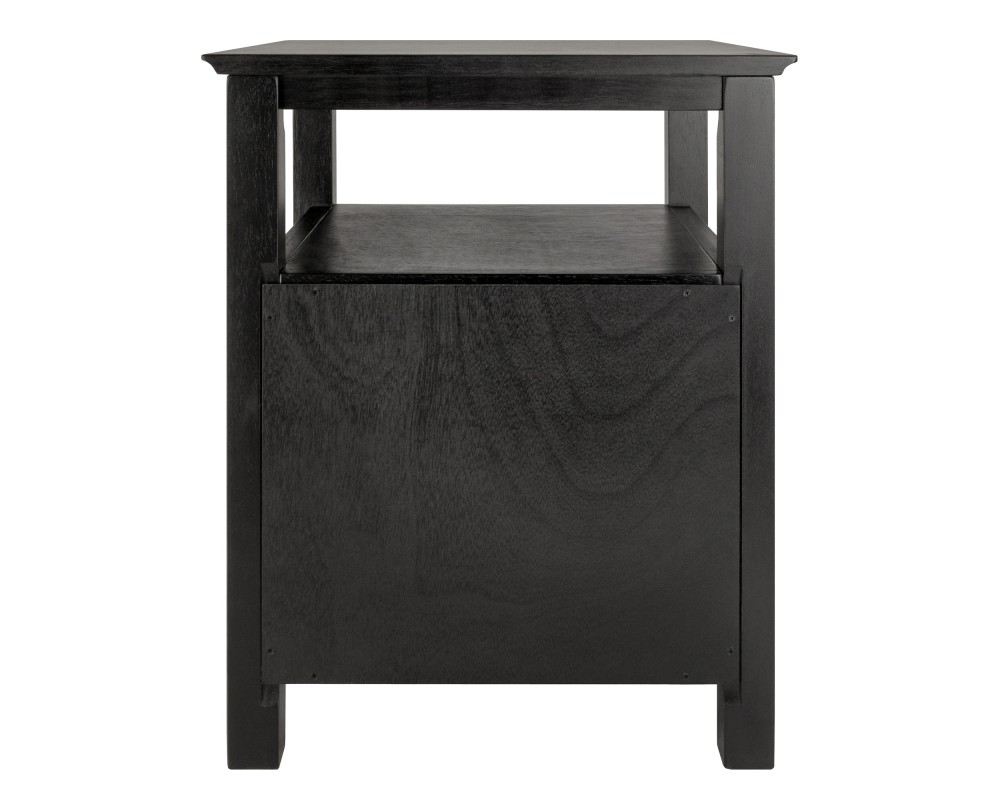 Timber Nightstand, Black