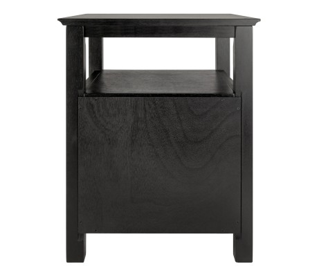 Timber Nightstand, Black
