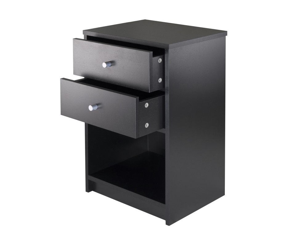Ava Nightstand, Black