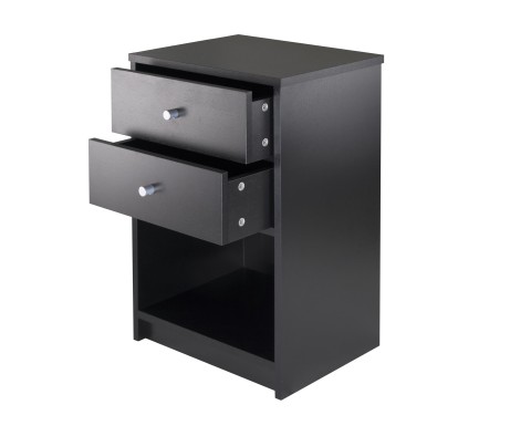 Ava Nightstand, Black