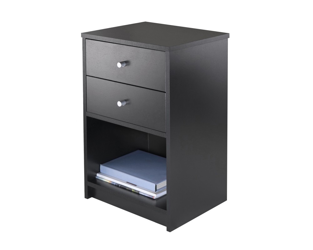 Ava Nightstand, Black