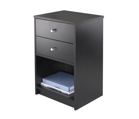 Ava Nightstand, Black