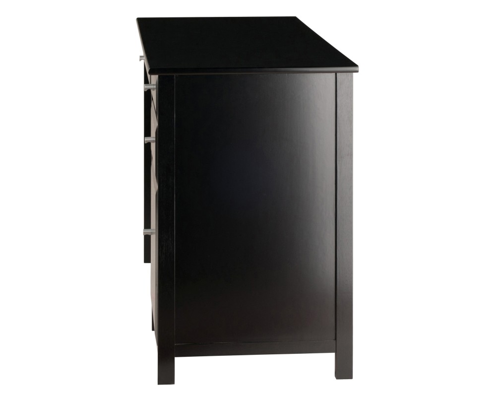 Delta Home Office Writing Desk, 47' Wide, 31' High, Black