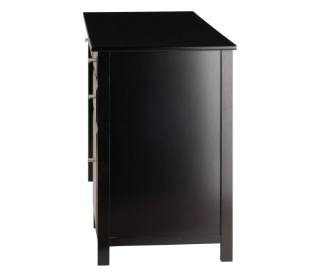 Delta Home Office Writing Desk, 47' Wide, 31' High, Black