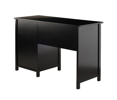 Delta Home Office Writing Desk, 47' Wide, 31' High, Black