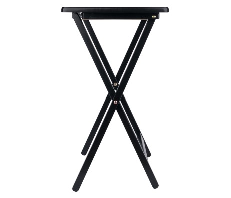 Alex 2-Pc Snack Tables, Black