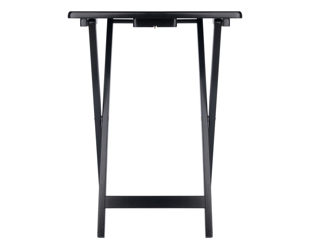Alex 2-Pc Snack Tables, Black