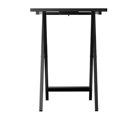 Alex 5-Pc Snack Table Set, Black