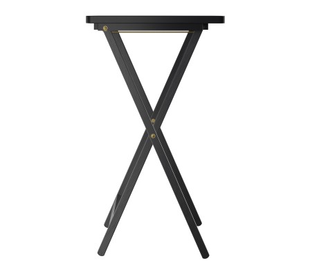 Alex 5-Pc Snack Table Set, Black