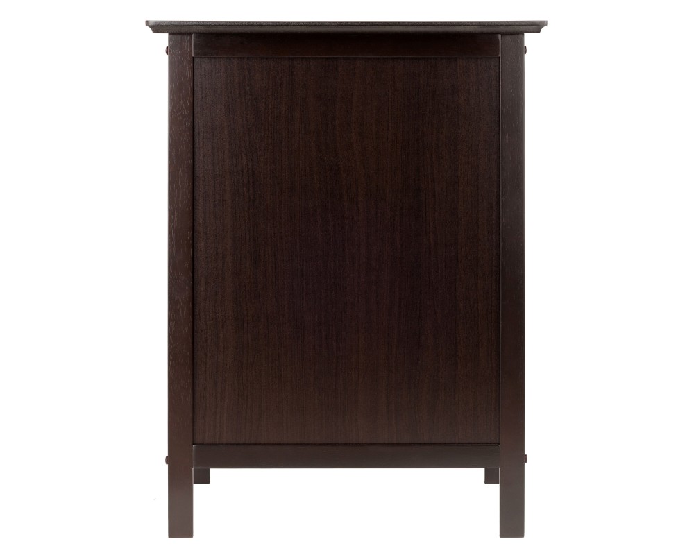 Marcel Accent Table, 25 High, 19 Wide, Coffee