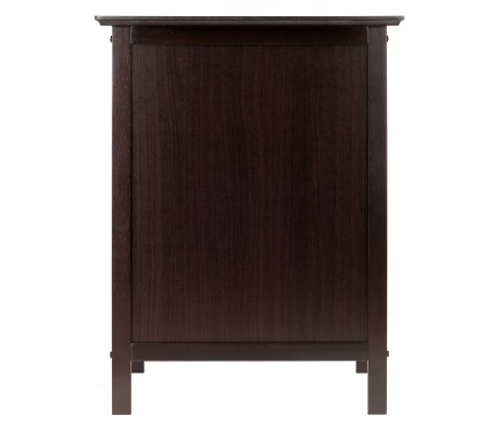 Marcel Accent Table, 25 High, 19 Wide, Coffee