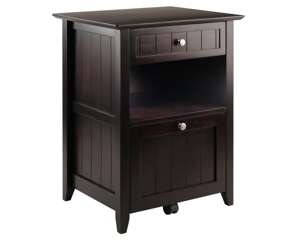 Burke File Cabinet, 24' Wide, 20' Deep, Coffee