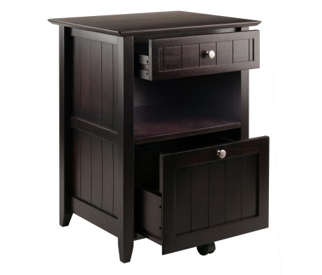 Burke File Cabinet, 24' Wide, 20' Deep, Coffee