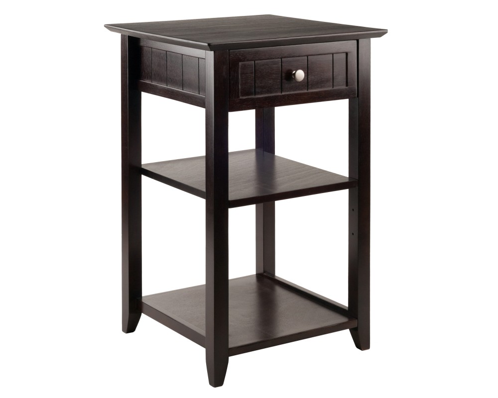 Burke Printer Stand, 20' Wide, 31' High, Coffee