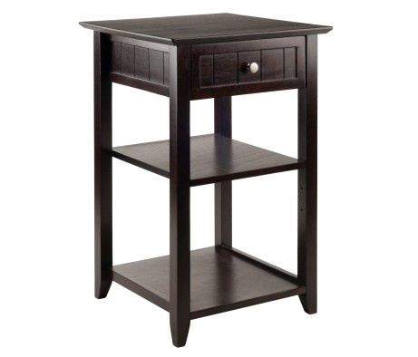 Burke Printer Stand, 20' Wide, 31' High, Coffee