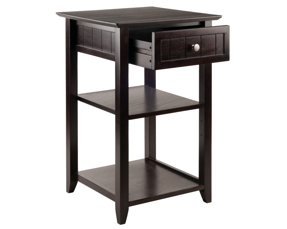 Burke Printer Stand, 20' Wide, 31' High, Coffee