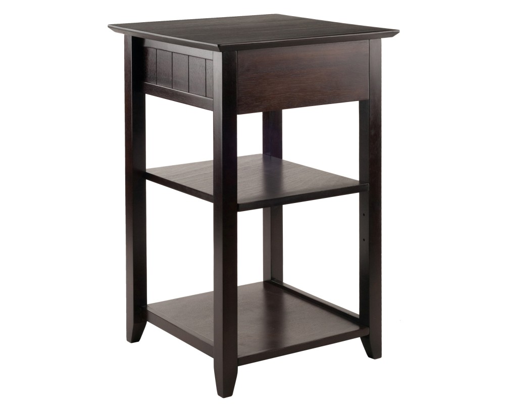 Burke Printer Stand, 20' Wide, 31' High, Coffee