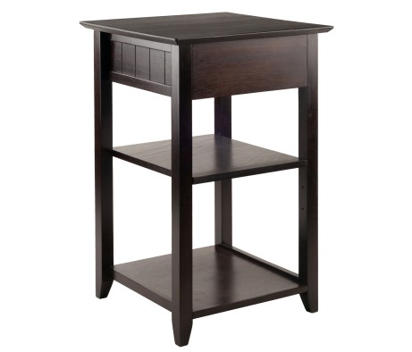 Burke Printer Stand, 20' Wide, 31' High, Coffee