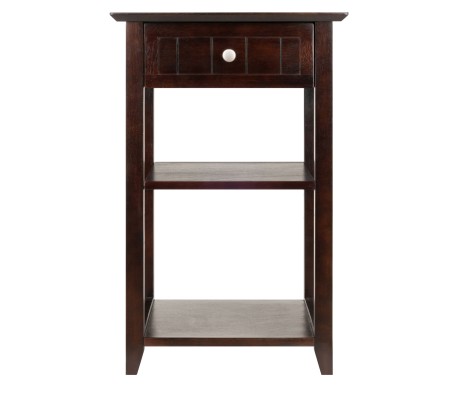 Burke Printer Stand, 20' Wide, 31' High, Coffee