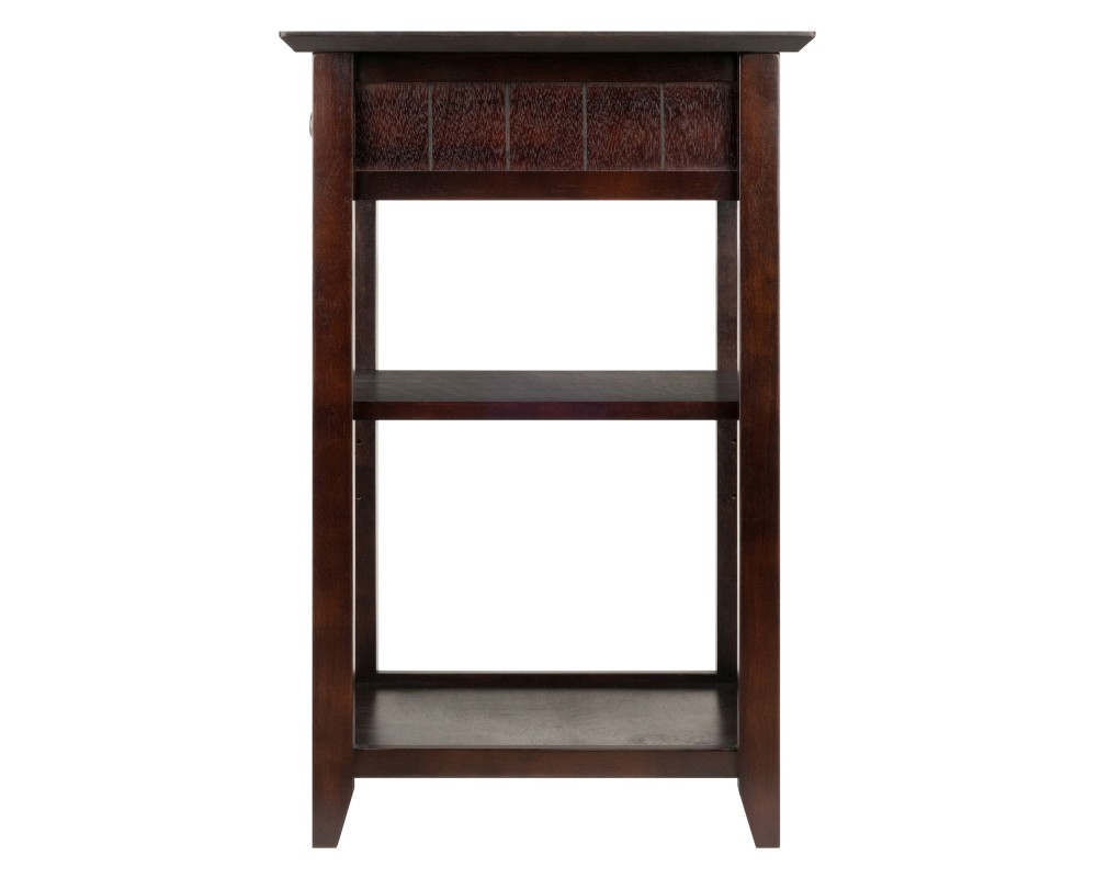 Burke Printer Stand, 20' Wide, 31' High, Coffee