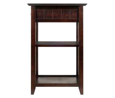 Burke Printer Stand, 20' Wide, 31' High, Coffee