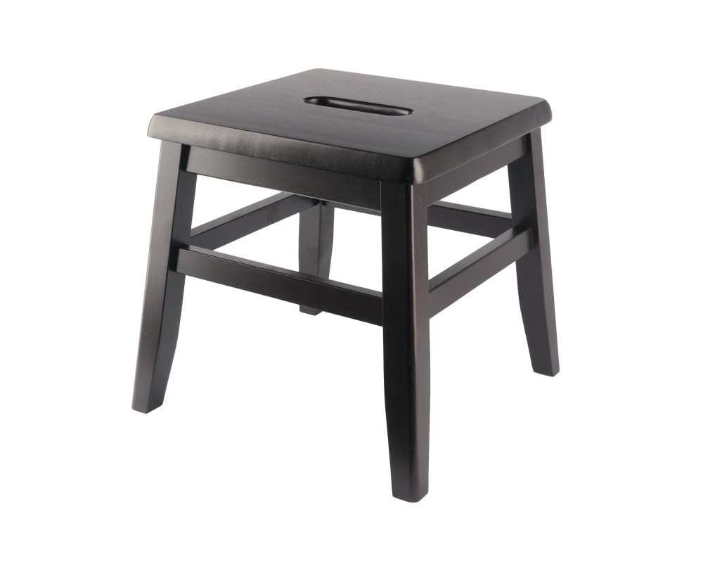 Kaya 2-Pc Step Stool Set, 12' High, Coffee