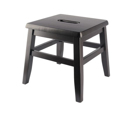 Kaya 2-Pc Step Stool Set, 12' High, Coffee